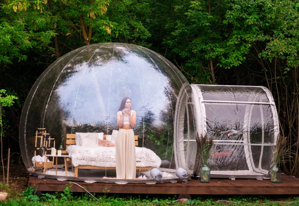 invisible bubble tent